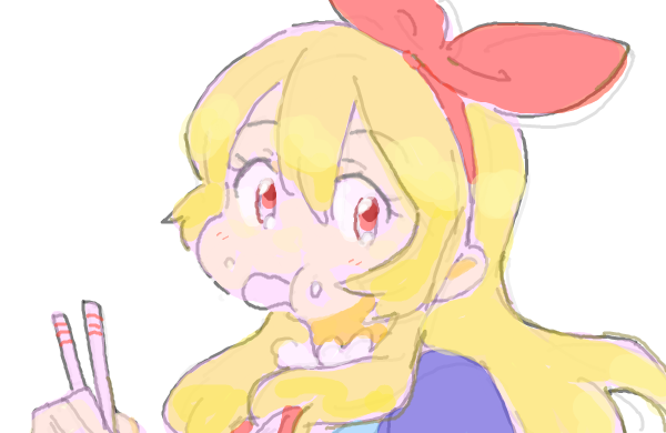 1girl, :t, aikatsu!, aikatsu!_(series), bad_drawr_id, bad_id, bangs, blonde_hair