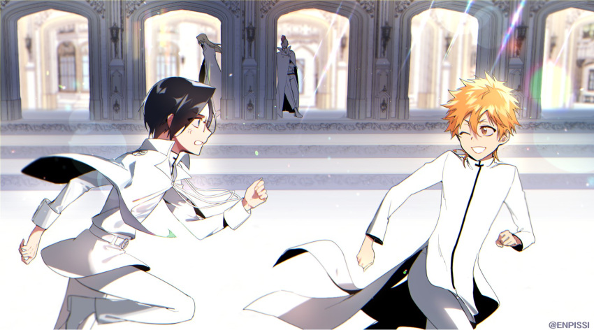 4boys, aged_down, alternate_universe, anger_vein, bazz-b, black_hair, bleach, blonde_hair