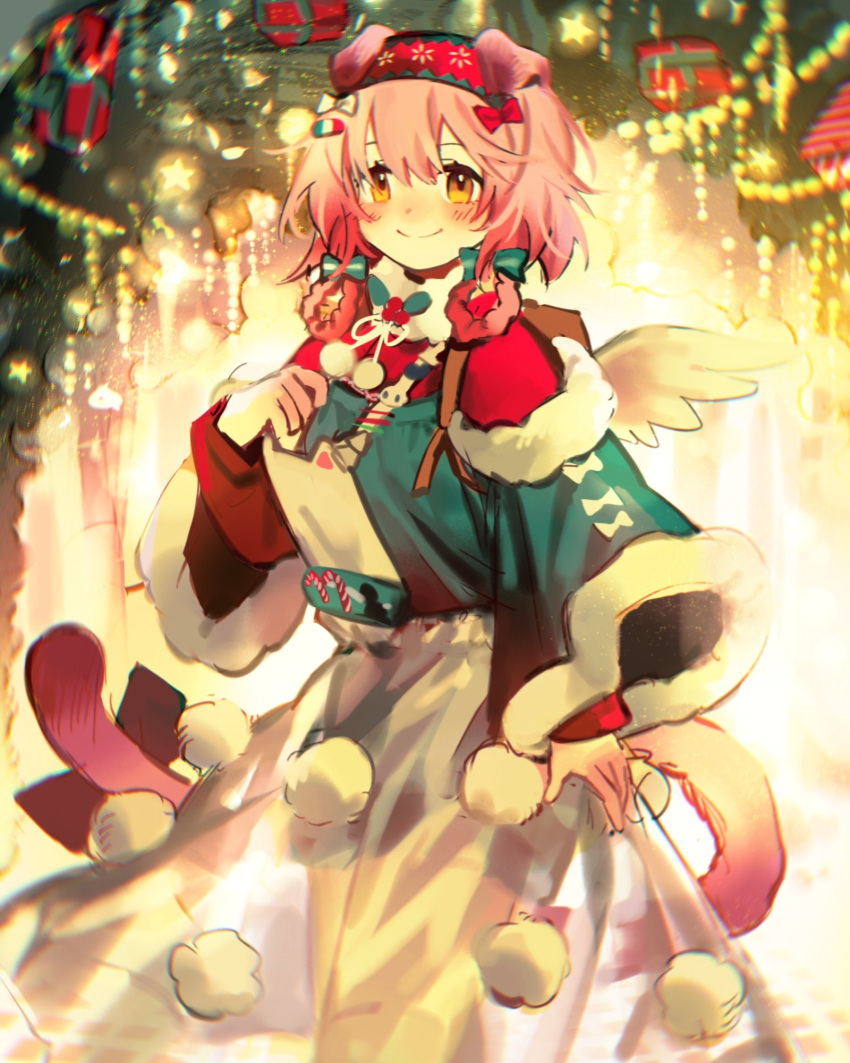 1girl, animal_ears, apron, arknights, bangs, blush, cat_ears, cat_girl