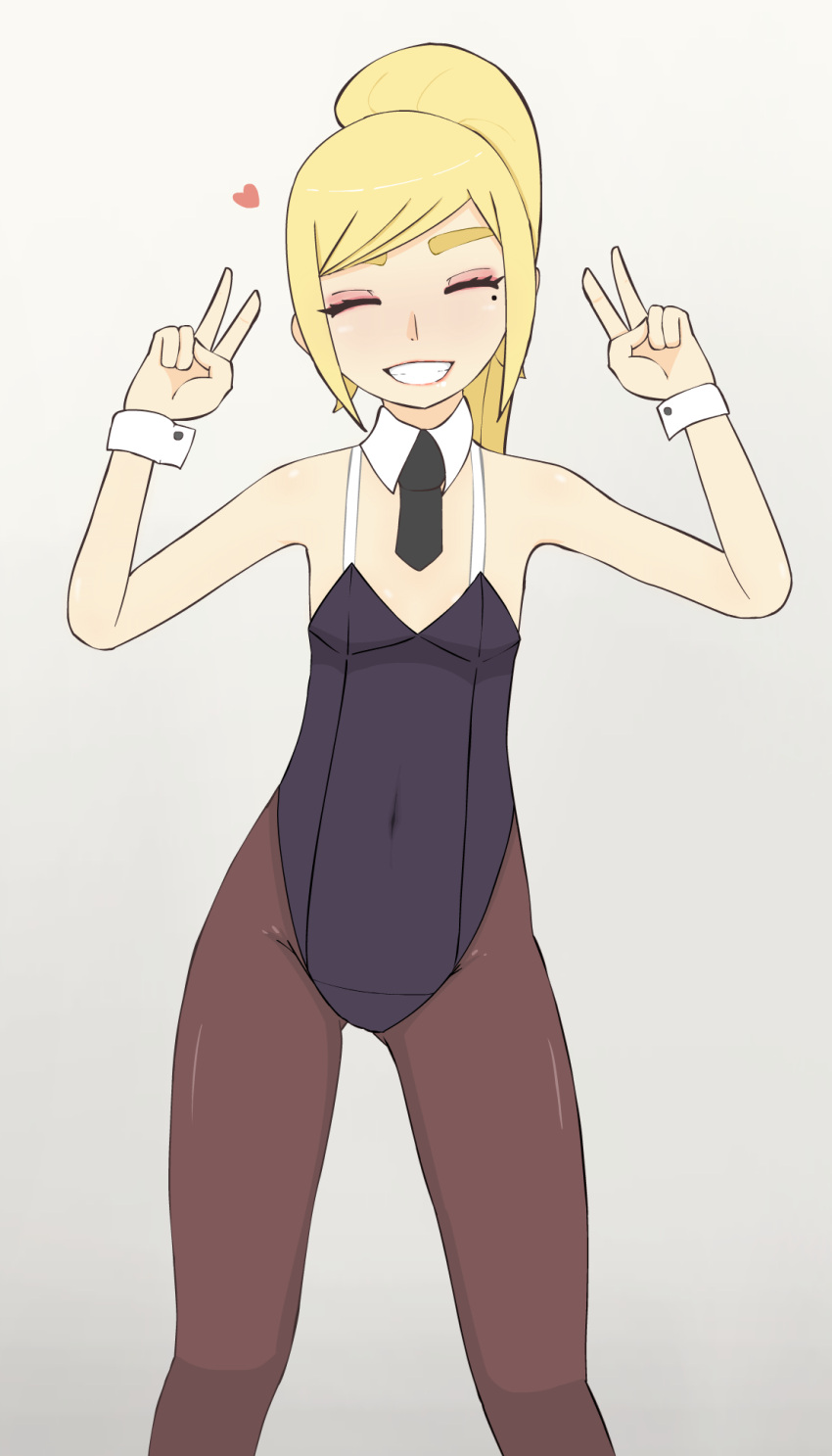 1girl, blonde_hair, breasts, highres, mari_gold, mole, mole_under_eye, non-web_source