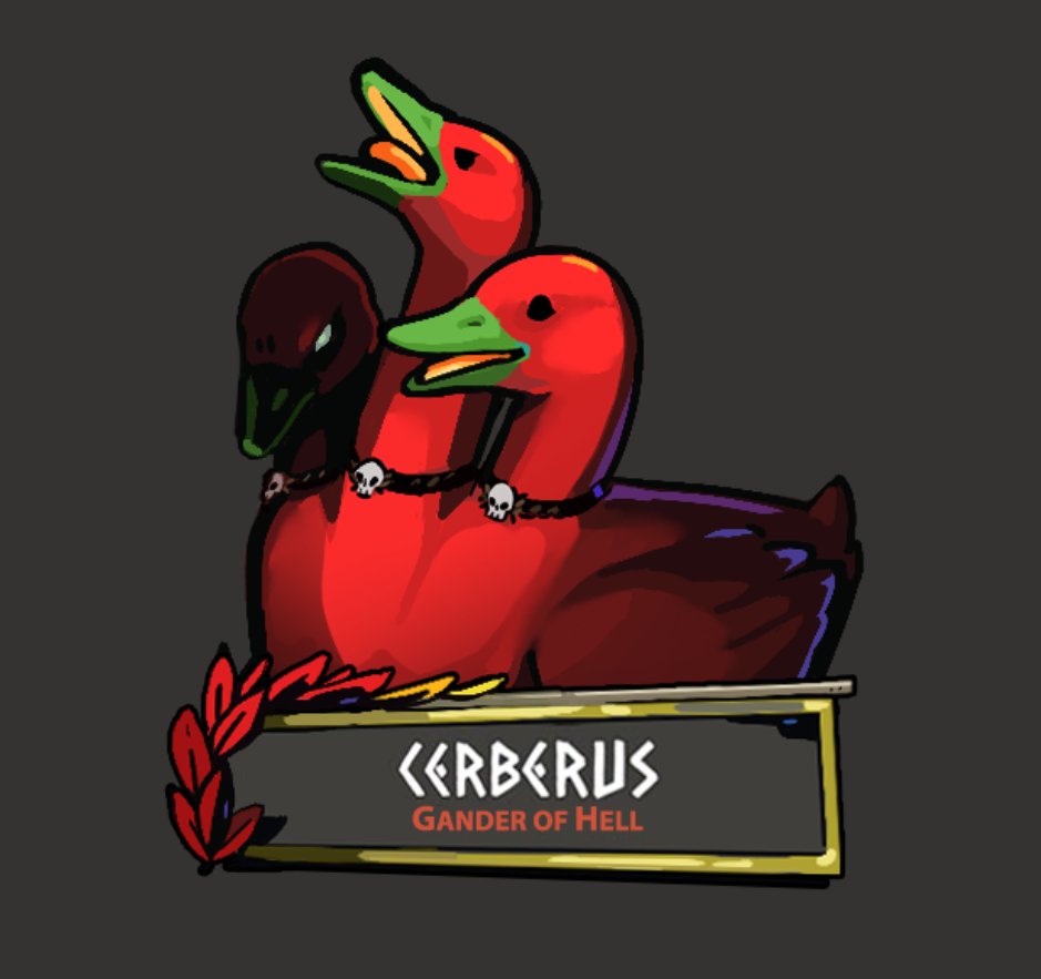 bangs, bird, black_background, cerberus, cerberus_(hades), character_name, colored_skin, creature