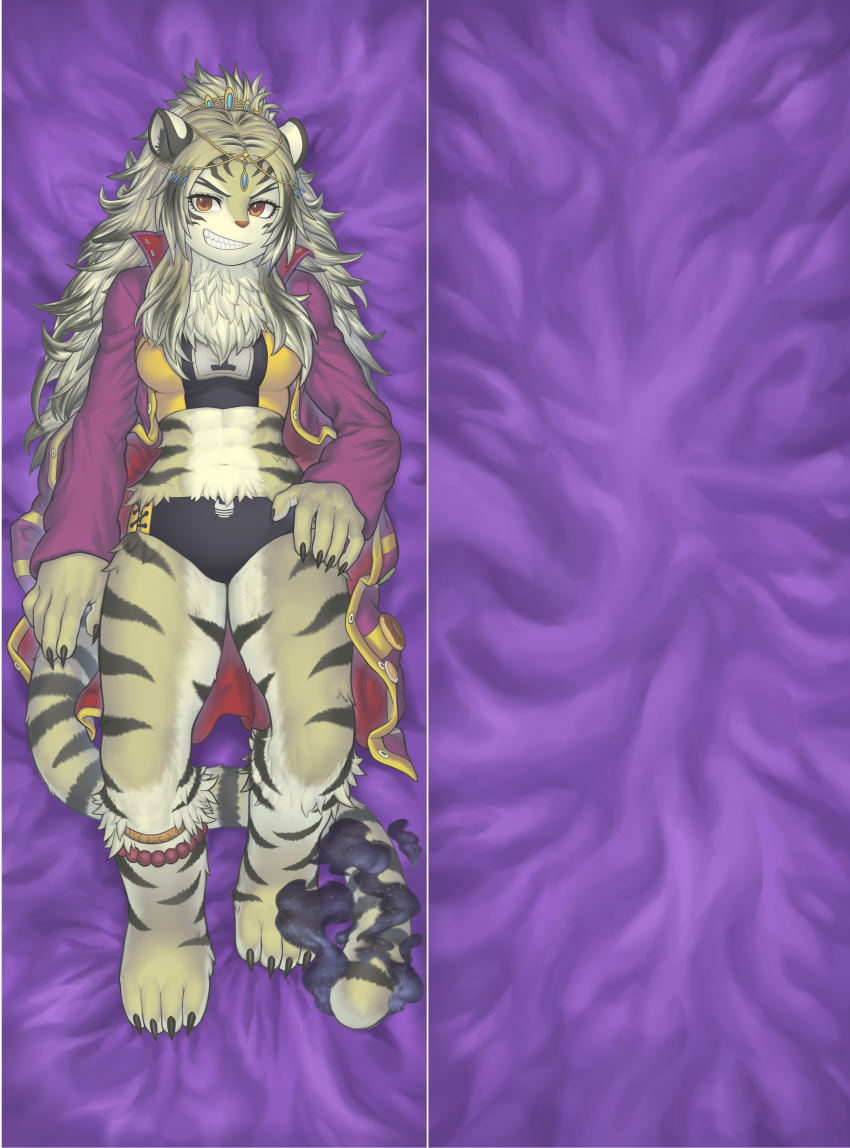 absurdres, commission, commissioner_upload, dakimakura_(medium), durga_(housamo), furry, gofelem, highres