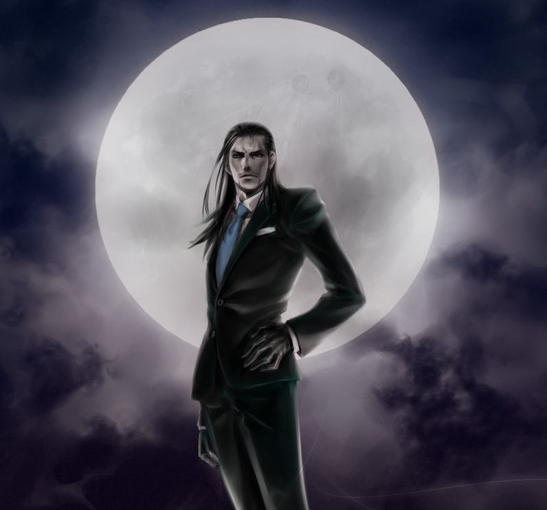 1boy, bangs, black_gloves, black_hair, black_jacket, black_pants, closed_mouth, collared_shirt