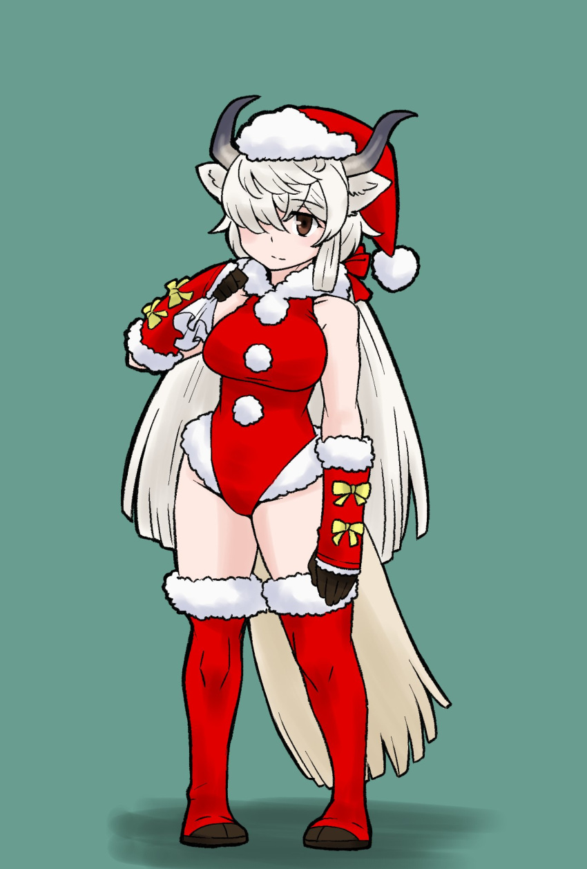 1girl, alternate_costume, bare_shoulders, brown_eyes, commentary_request, fur_collar, fur_trim, gloves