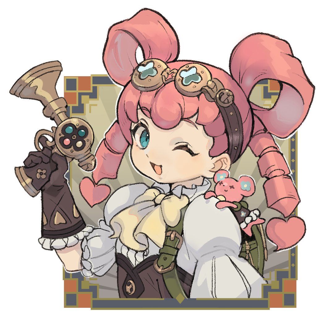 1girl, ace_attorney, alpaca_carlesi, bangs, blue_eyes, bow, double_bun, dress