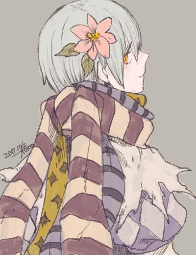 1boy, argyle, argyle_coat, bangs, black_scarf, brown_scarf, closed_mouth, coat