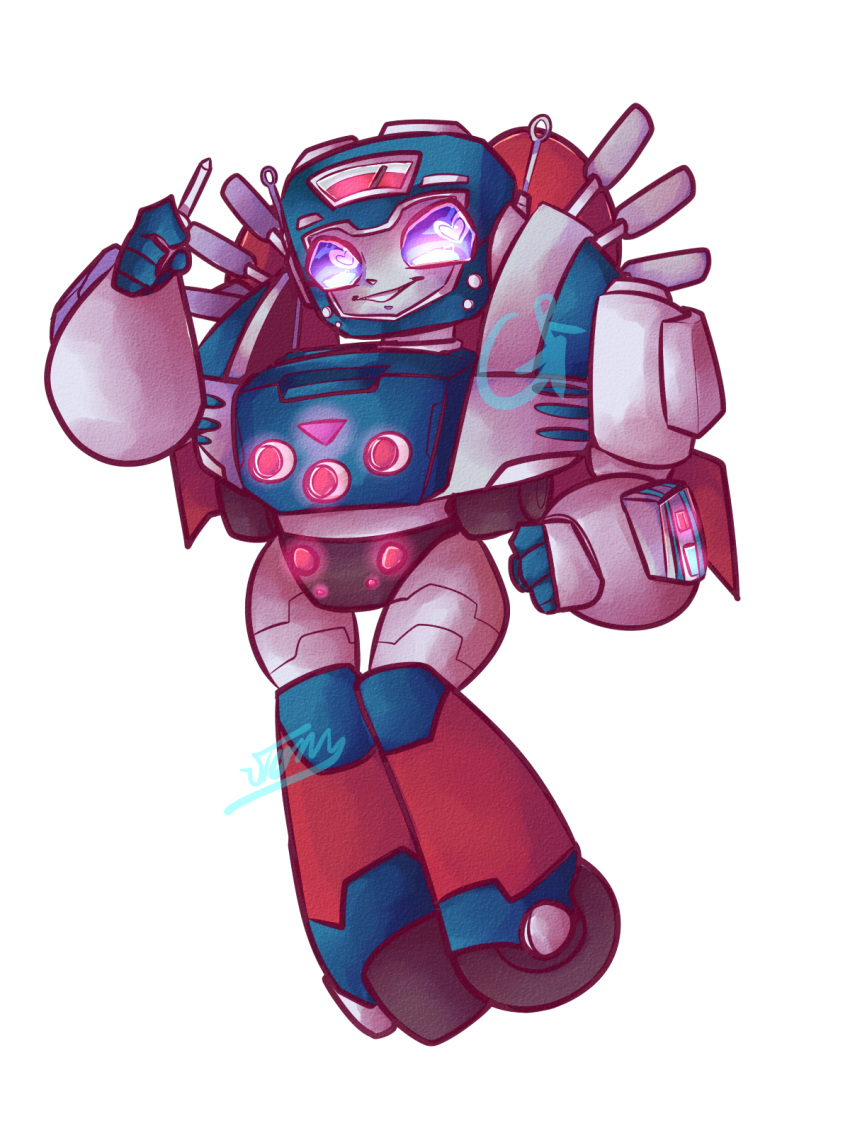 1girl, black_panties, blue_eyes, curvy, grumpyrays, highres, humanoid_robot, nickel_(transformers)