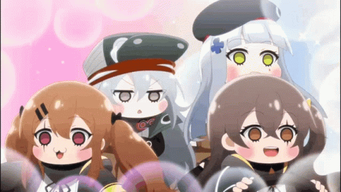 404_(girls_frontline), animated_gif, g11_(girls_frontline), girls_frontline, girls_frontline:healing, hk416_(girls_frontline), long_hair, multiple_girls