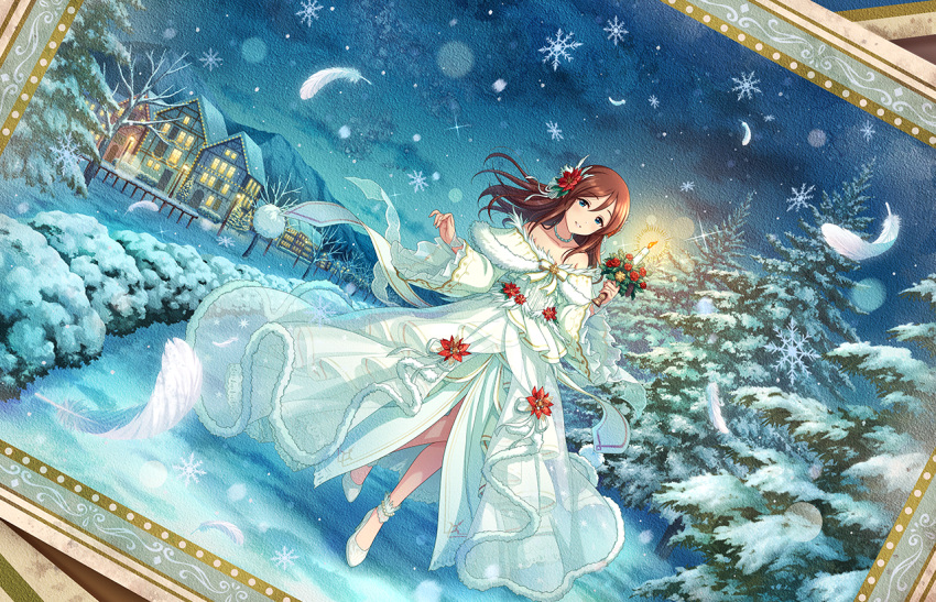 blue_eyes, brown_hair, dress, furusawa_yoriko, idolmaster_cinderella_girls_starlight_stage, long_hair
