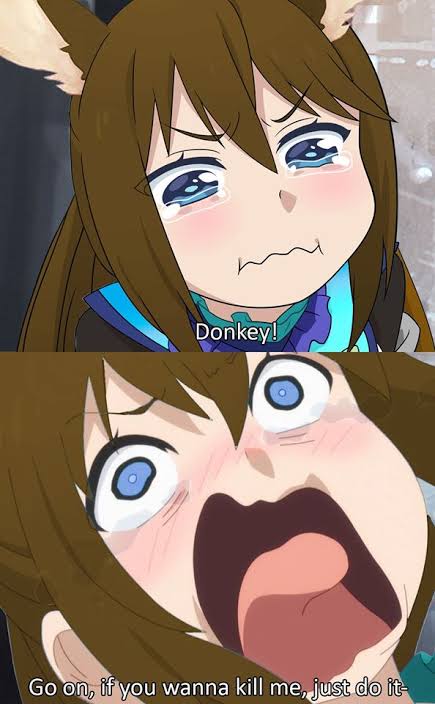 1girl, 2koma, amiya_(arknights), arknights, crying_aqua, rabbit_ears