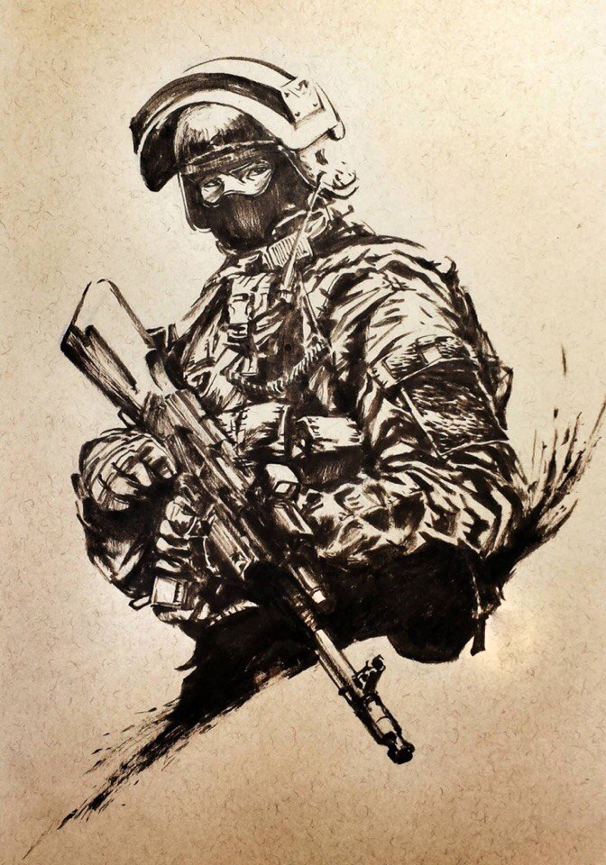 1other, ak-74m, altyn_helmet, ambiguous_gender, ammunition_pouch, assault_rifle, combat_helmet, commentary