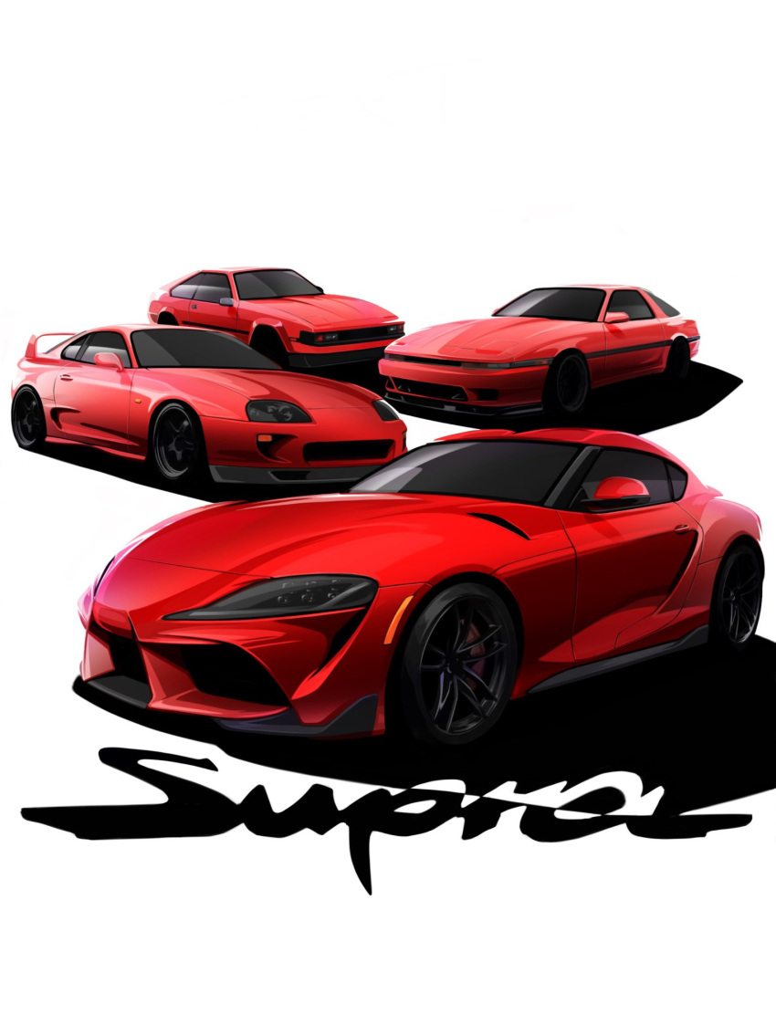 car, ground_vehicle, highres, motor_vehicle, no_humans, original, red_car, shadow