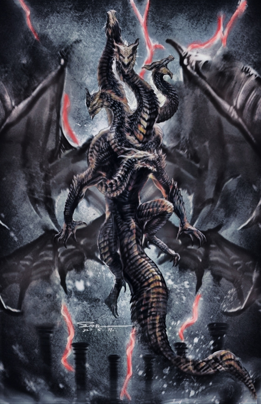 1other, claws, clouds, dragon, dragon_tail, dragon_wings, dragonlord_placidusax, drawing