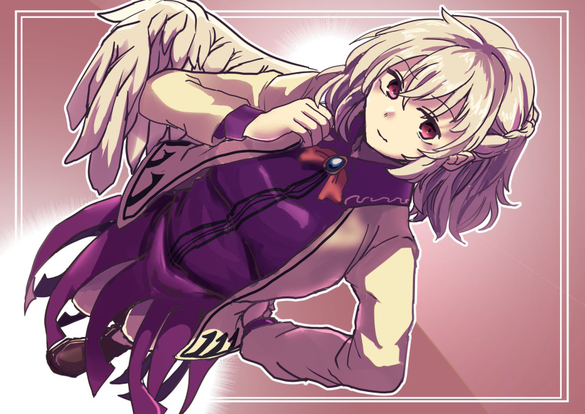 1girl, apapo, blue_gemstone, boots, bow, bowtie, braid, breasts