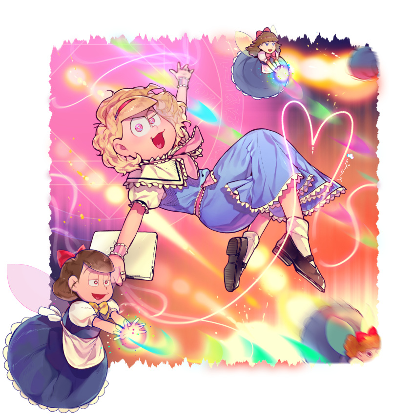 176feet, :3, aida_(osomatsu-san), alice_margatroid, alice_margatroid_(cosplay), ascot, atsushi_(osomatsu-san), blonde_hair