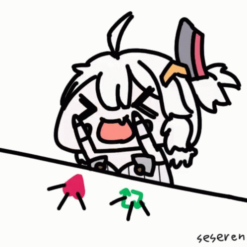 >_<, 1girl, animated_gif, azur_lane, retweet_(meme), seseren, tapping, universal_bullin_(azur_lane)