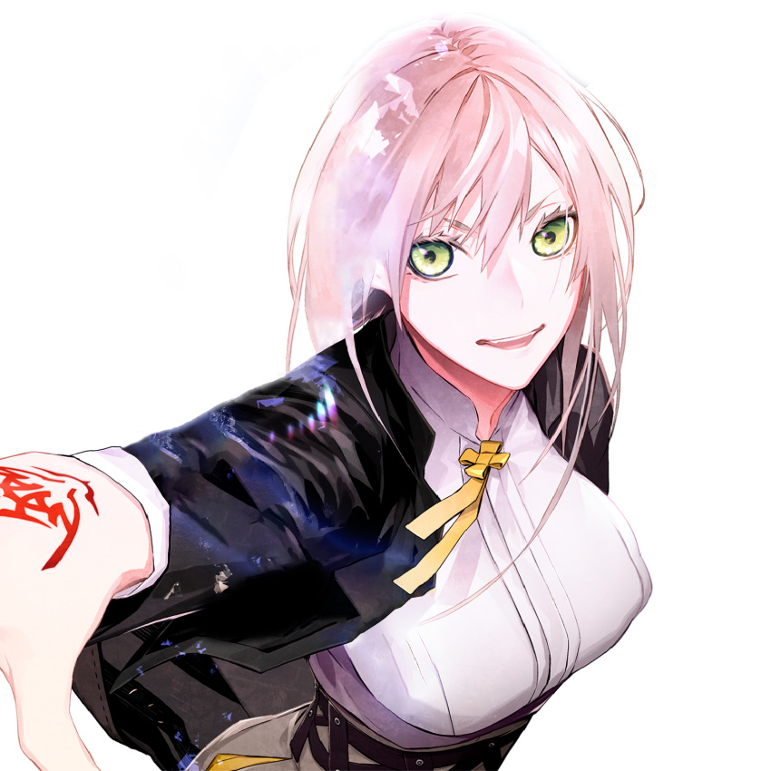 absurdres, black_jacket, blonde_hair, breasts, command_spell, fate/grand_order, fate:lost_einherjar, fate_(series)