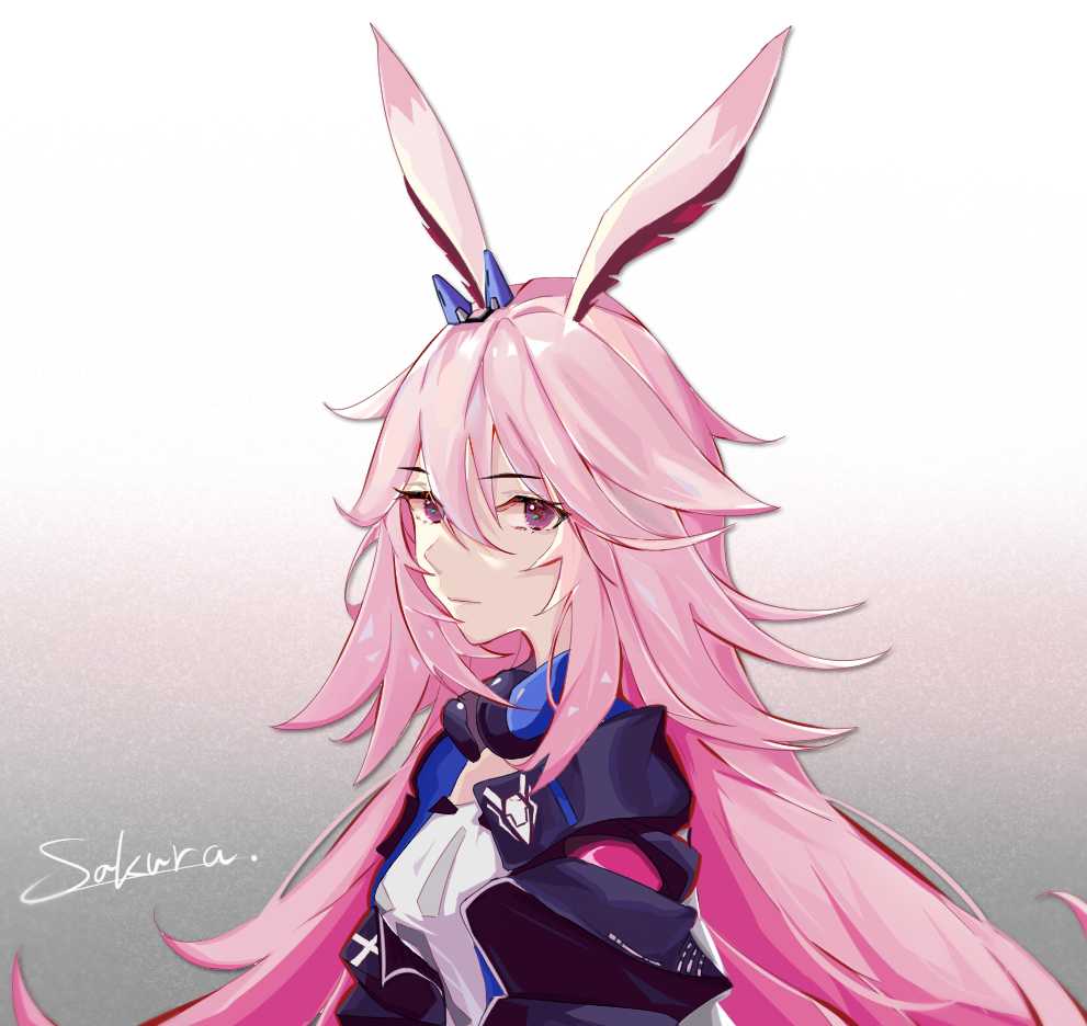 1girl, alternate_eye_color, animal_ears, bangs, black_jacket, character_name, closed_mouth, fox_ears