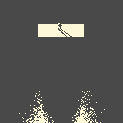 1girl, abstract, dithering, lvl374, monochrome, original, pixel_art, rectangle