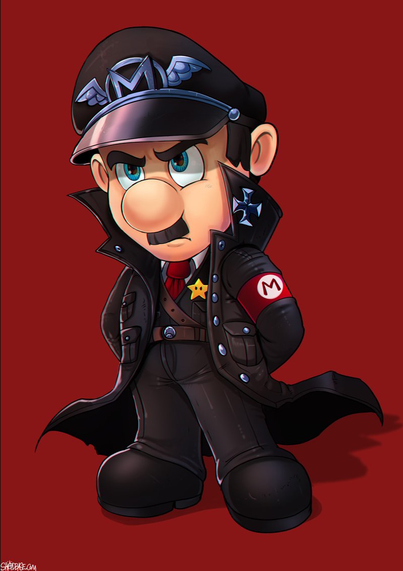 1boy, arms_behind_back, belt, black_coat, black_footwear, black_headwear, black_pants, blue_eyes
