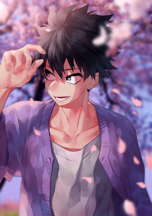 1boy, bangs, black_eyes, black_hair, blurry, blurry_background, blurry_foreground, boku_no_hero_academia