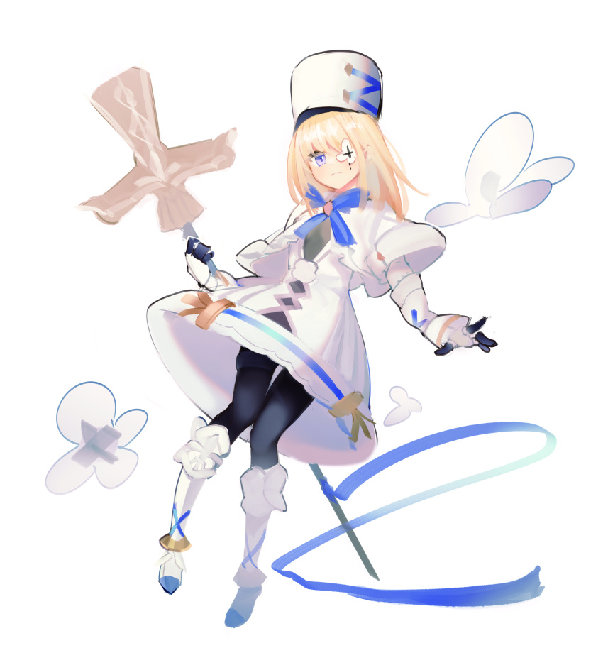 1girl, absurdres, azur_lane, bangs, black_bodysuit, black_gloves, black_pantyhose, blonde_hair