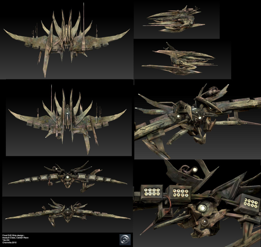 3d, caldari_state_(eve_online), chermilla, commentary, concept_art, dated, english_text, eve_online