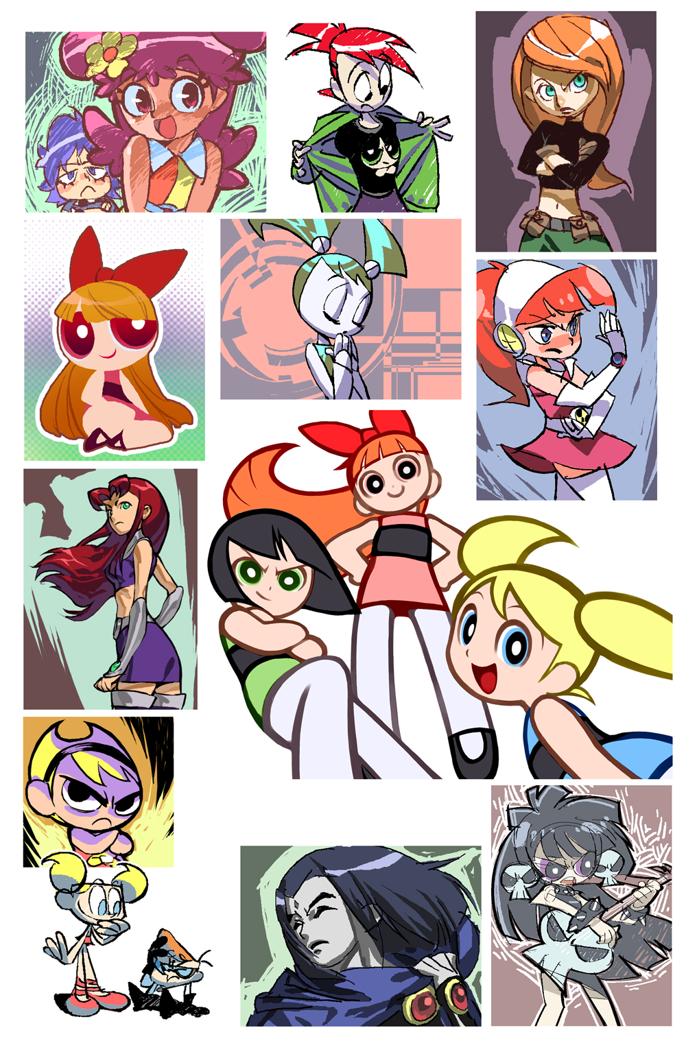 ami_onuki, atomic_betty, blossom_(ppg), bubbles_(ppg), buttercup_(ppg), cartoon_network, dc_comics, dee_dee