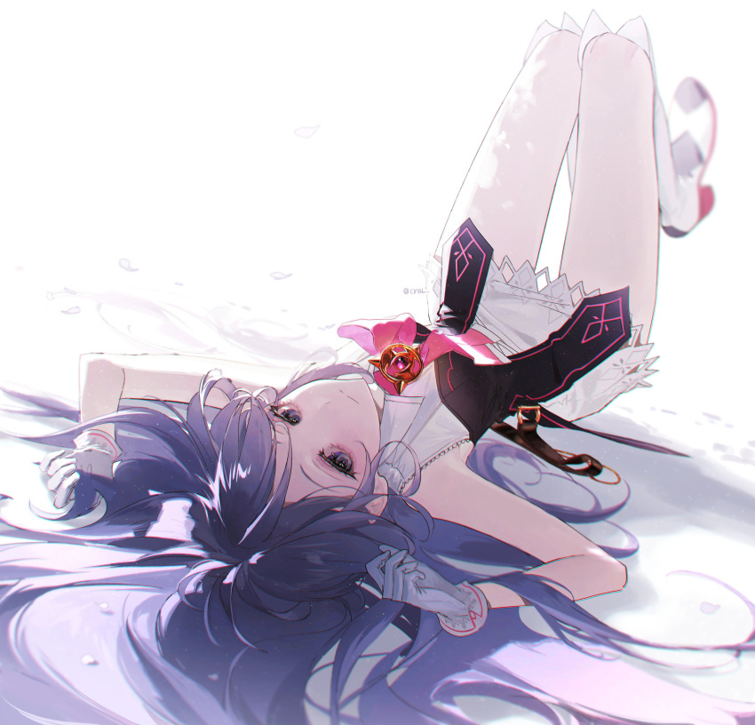 1girl, absurdres, aether_sage_(elsword), aisha_landar, bangs, black_vest, blush, boots