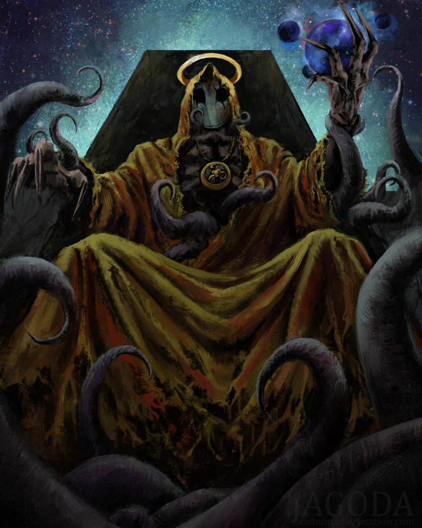 1other, artist_name, artstation_username, claws, colored_skin, commentary, cthulhu_mythos, eldritch_abomination