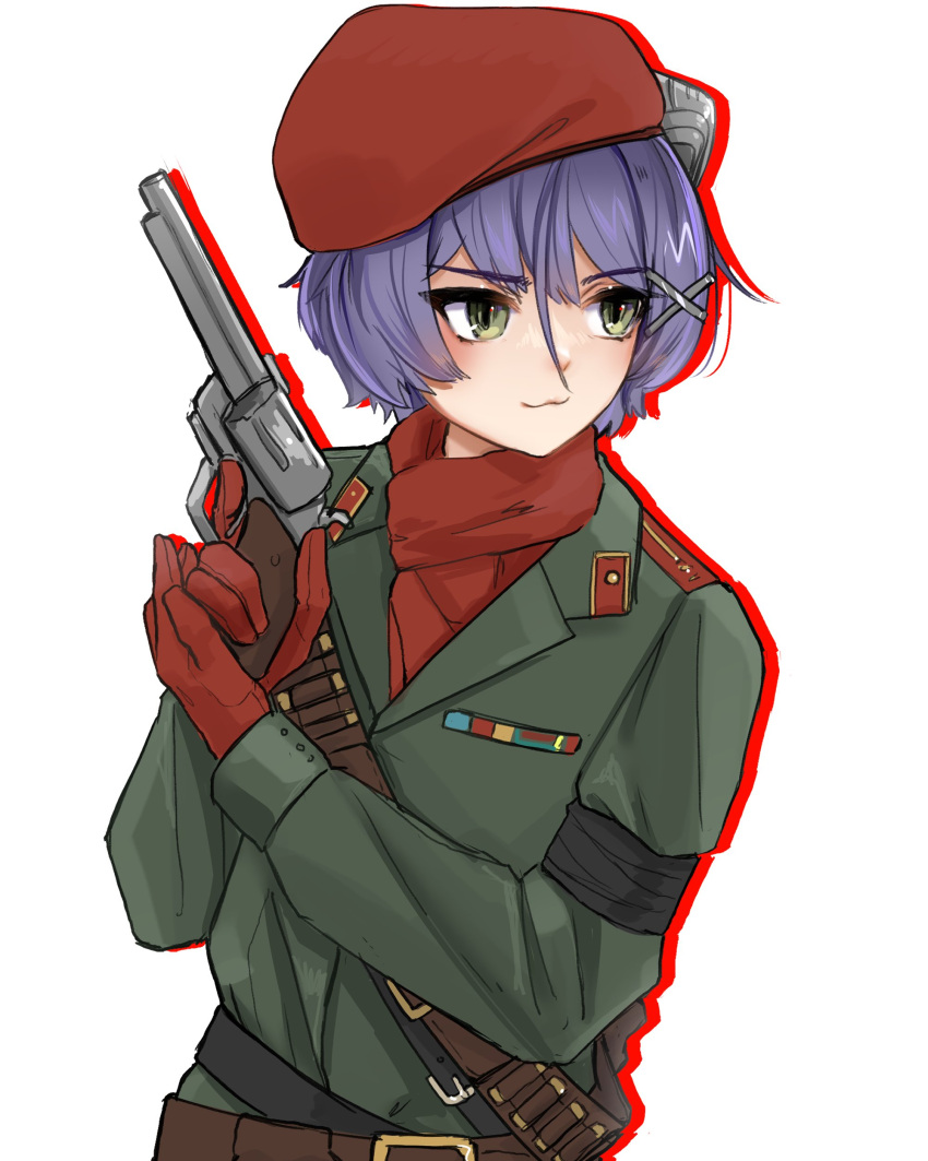 absurdres, bad_link, gun, highres, jean_faymas, jean_faymas_(artist), revolver, weapon