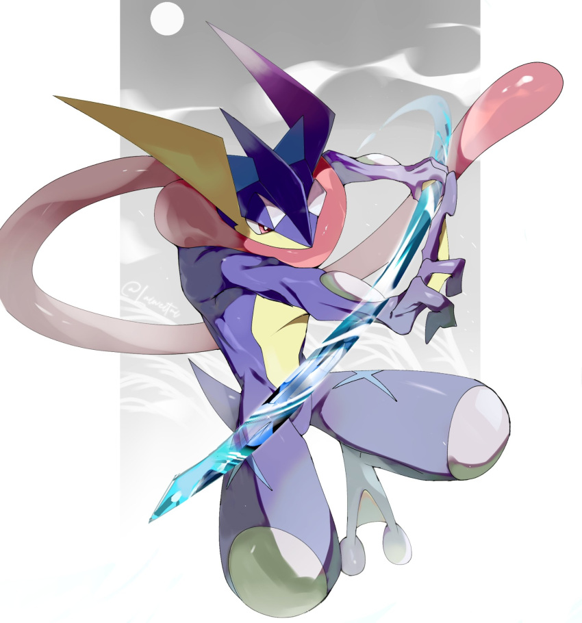 1boy, animal_feet, artist_name, blue_skin, bright_pupils, chinese_commentary, colored_skin, commentary_request