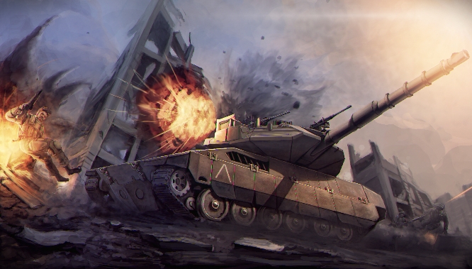 2others, black_footwear, boots, building, caterpillar_tracks, chevron_(symbol), combat_boots, commentary, day, debris, destruction, dust, english_commentary, fatigues, gun, helmet, holding, holding_gun, holding_weapon, israel_defense_forces, load_bearing_vest, long_sleeves, merkava, midair, military, military_vehicle, motor_vehicle, multiple_others, original, outdoors, pants, rubble, sbp0783, short_hair, smoke, soldier, tank, tank_turret, town, tracer_fire, turret, vehicle_focus, weapon