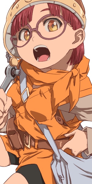 1girl, aoi_nori_(aoicoblue), belt, bike_shorts, breasts, chrono_trigger, glasses, helmet