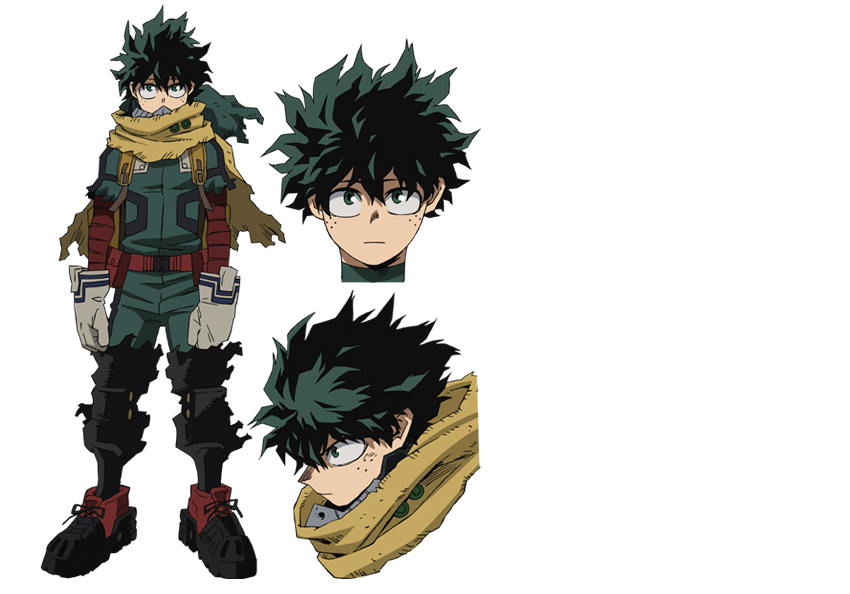 1boy, :|, arms_at_sides, backpack, bag, bangs, belt, belt_pouch