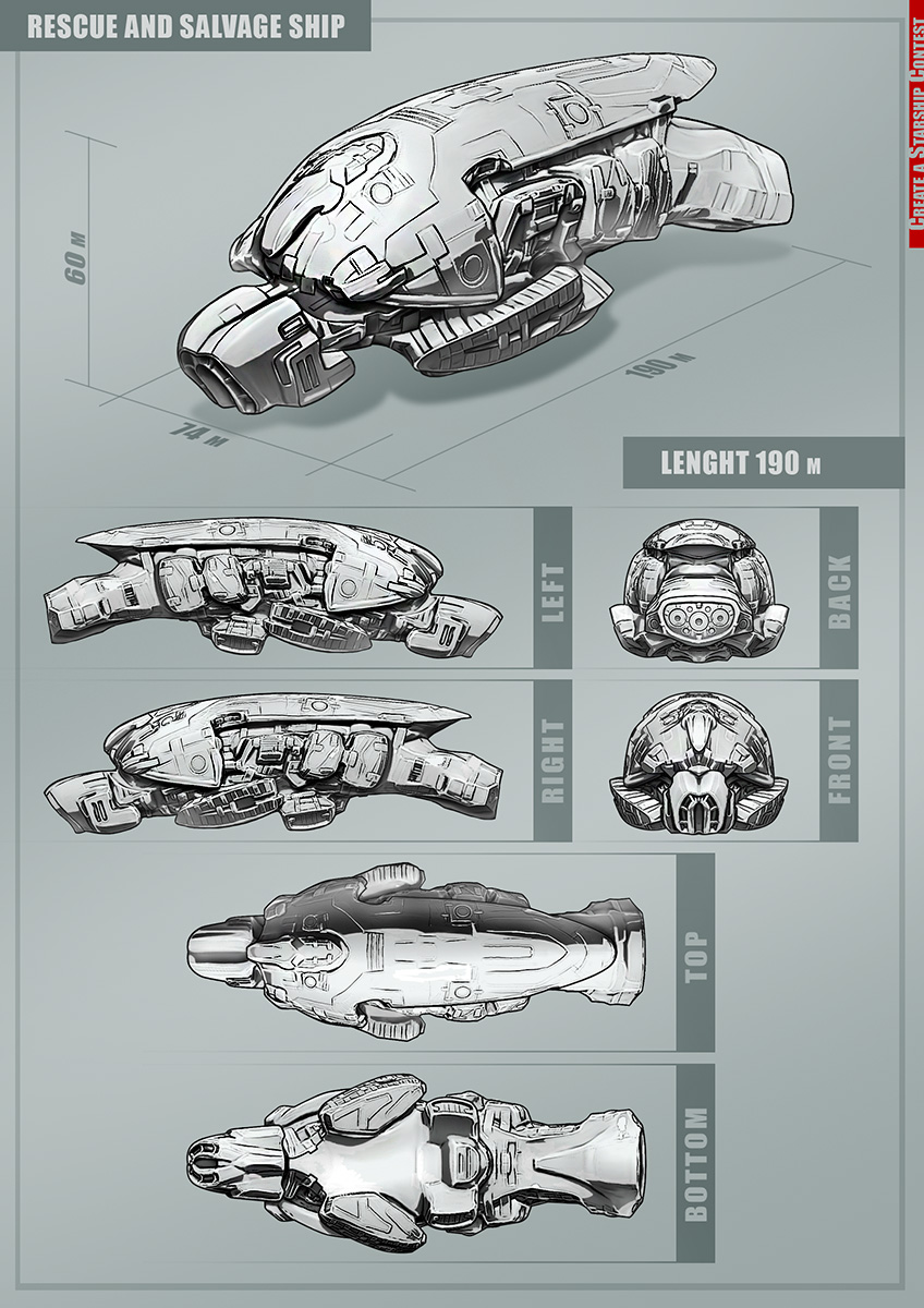 allius, commentary, concept_art, eve_online, frigate_(eve_online), from_above, from_behind, from_below