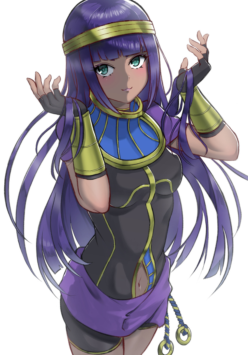 1girl, :3, absurdres, alternate_hair_length, alternate_hairstyle, bangs, black_gloves, blunt_bangs