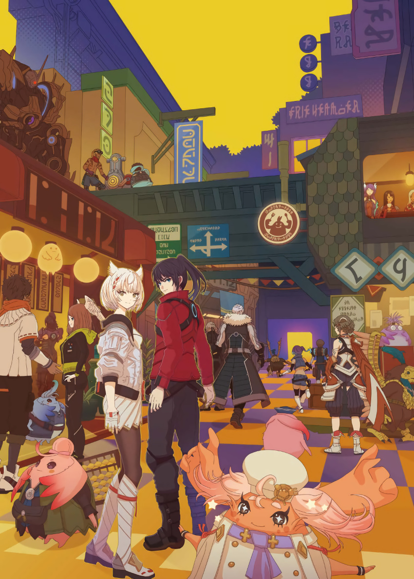 1other, 6+boys, 6+girls, api_(xenoblade), artist_request, ashera_(xenoblade), bad_source, black_pantyhose