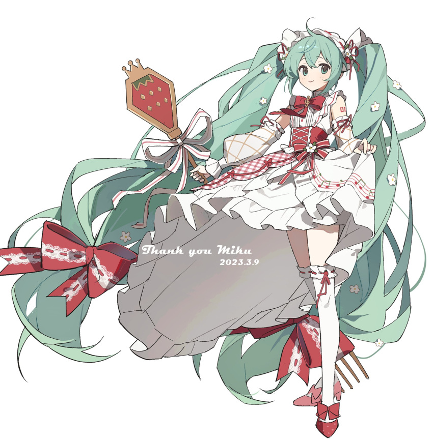 1girl, ame_ame, aqua_eyes, aqua_hair, bangs, bare_shoulders, commentary_request, dated