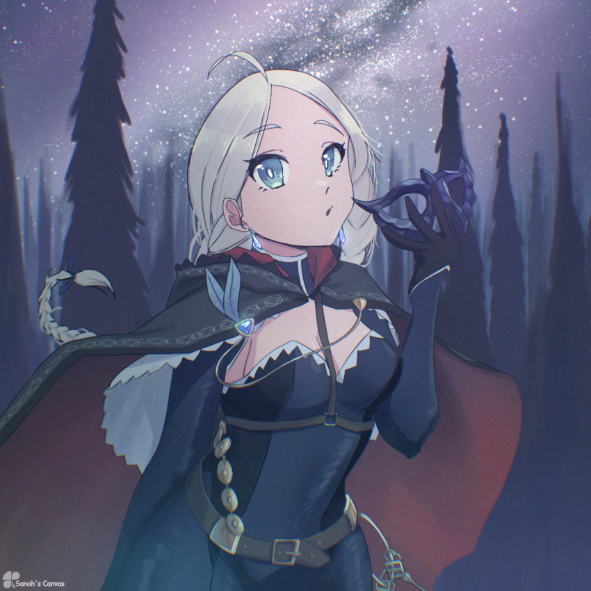 1girl, ahoge, bangs, blue_bodysuit, blue_eyes, blue_feathers, bodysuit, braid