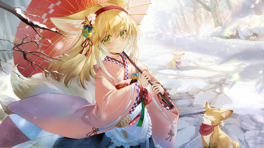 1girl, absurdres, animal, animal_ear_fluff, animal_ears, apron, arknights, bangs