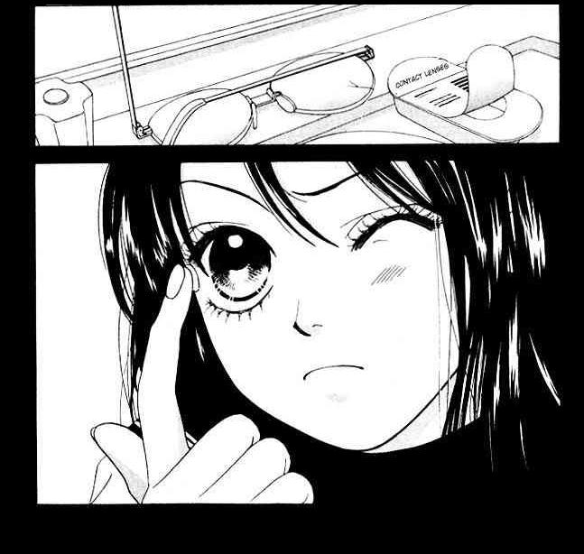 contact_lens, contact_lenses, failure, glasses, hard_translated, kare_first_love, manga, monochrome, parody, translated