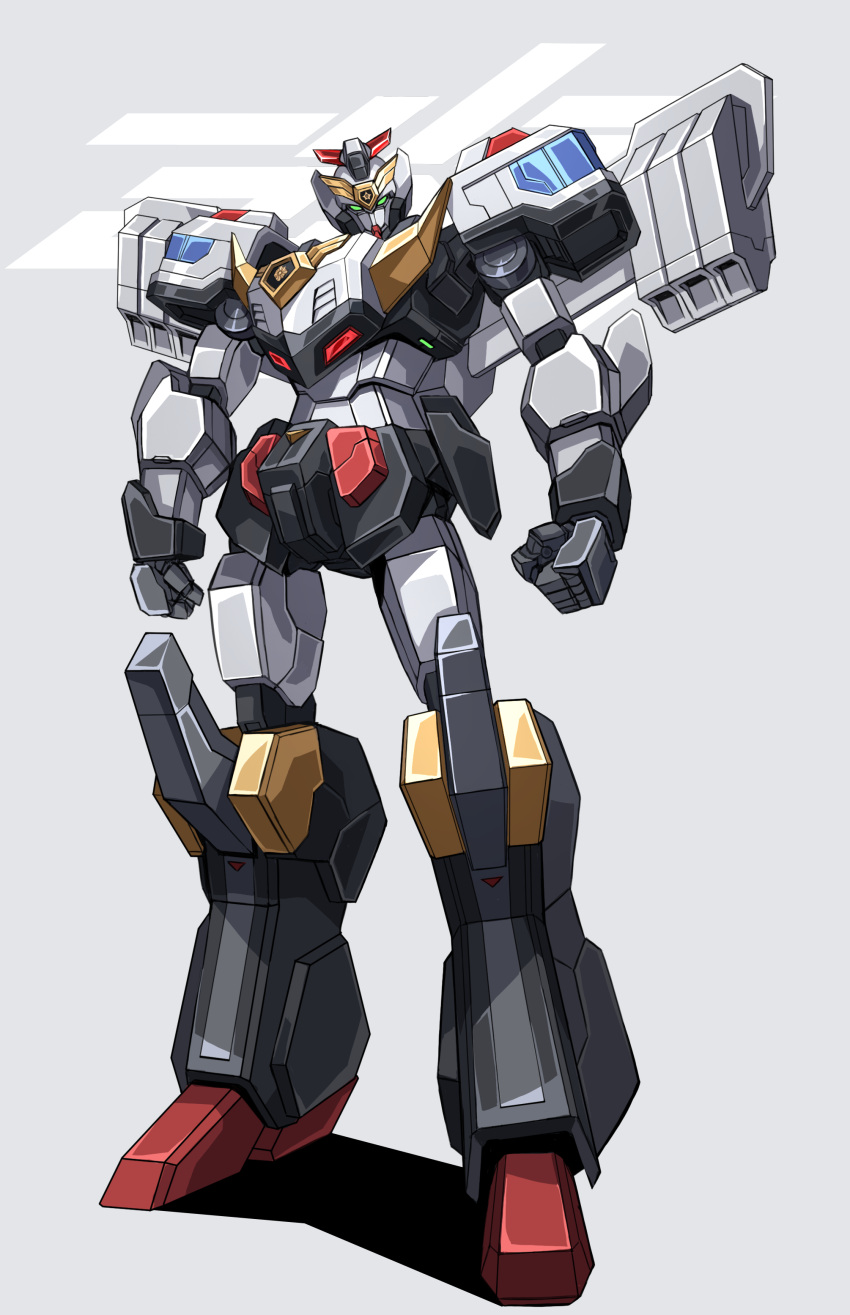 3ok, absurdres, clenched_hands, full_body, green_eyes, head_tilt, highres, j-decker