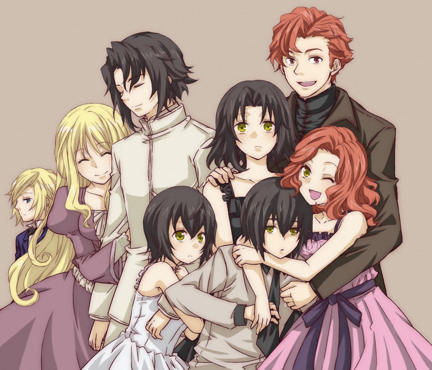 6+boys, 6+girls, baccano!, guratan-hige, multiple_boys, multiple_girls, tagme