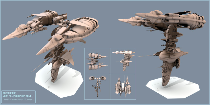 1other, 3d, ambiguous_gender, cannon, commentary, concept_art, corvette_(eve_online), eve_online