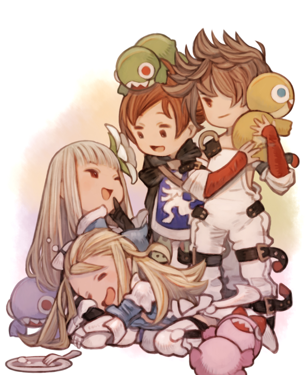 armor, blonde_hair, blue_bow, bow, bravely_default_(series), bravely_second:_end_layer, brown_eyes, brown_hair
