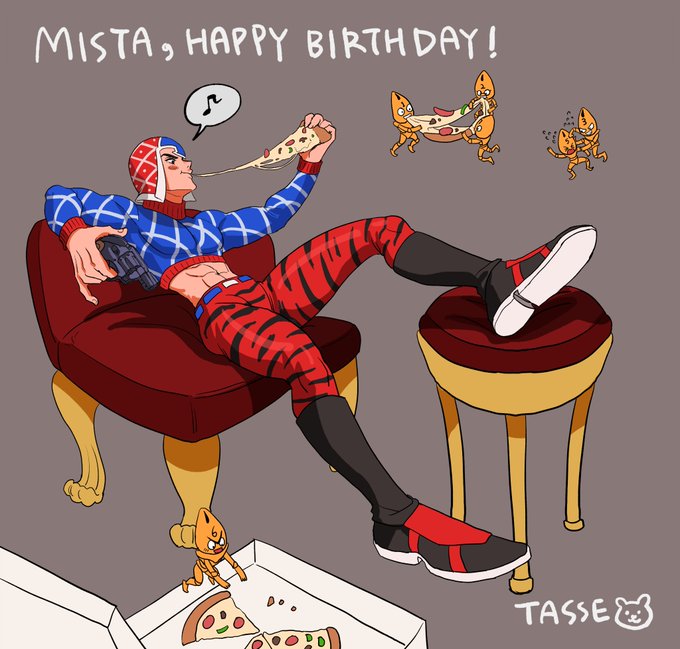 1boy, abs, animal_print, argyle, argyle_sweater, blush, couch, crop_top