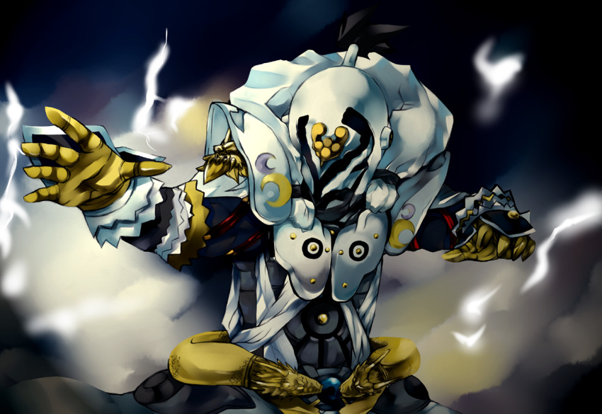 1boy, belt, bodysuit, gauntlets, highres, kamen_rider, kamen_rider_w, looking_at_viewer