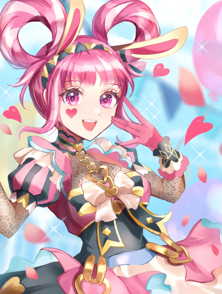 1girl, alternate_costume, animal_ears, black_dress, dress, fake_animal_ears, fire_emblem, fire_emblem_engage