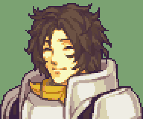 1boy, ^_^, armor, black_hair, closed_eyes, commentary, fire_emblem, fire_emblem_engage